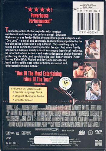 Cop Land (DVD, 1997) w/ Insert Sylvester Stallone, Ray Liotta Miramax *GR1