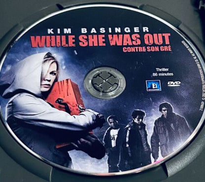 While She Was Out (DVD, 2008) Thriller Widescreen - En/Fr, Kim Basinger *GR2