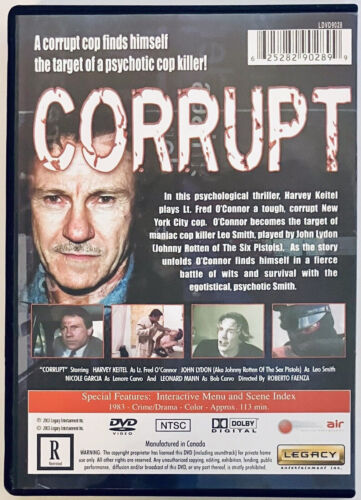 Corrupt (DVD, 2005) Harvey Keitel 1983 *GR3