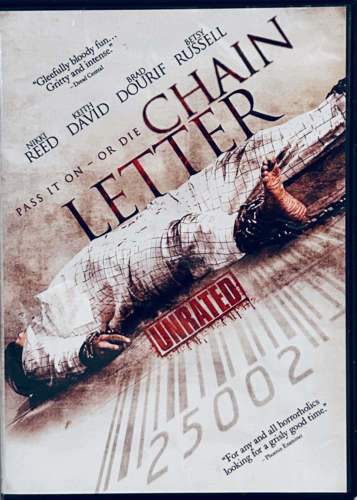 Chain Letter (DVD, 2010)Unrated Horror/Mystery Gore Image Entertainment *001