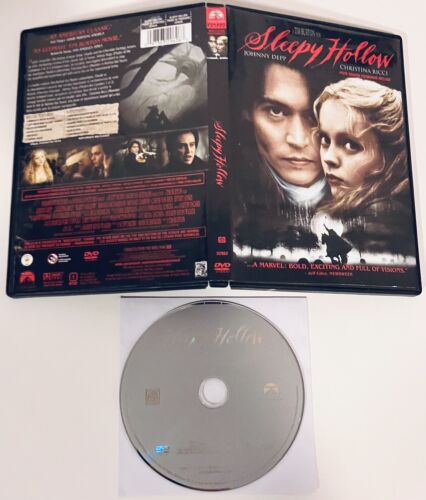 Sleepy Hollow (DVD 1999) Paramount Pictures Johnny Depp Bilingual**PC1