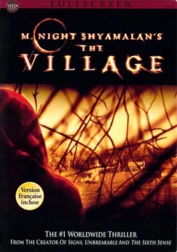 The Village (DVD, 2005) w/ Insert Full Screen Thriller M. Night Shyamalan *NE2