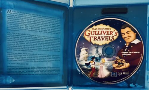 Max Fleischer’s Gullivers Travels (Blu-Ray, 2009) Widescreen RARE OOP