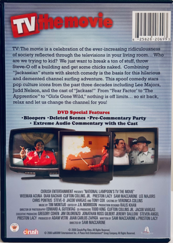 National Lampoon's TV The Movie (DVD 2006) CKRush Entertainment Steve-O*001