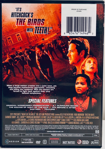 Night of the Wild (DVD, 2015) Eric Red, The Asylum Horror/Sci-Fi