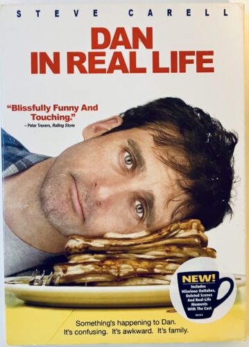 Dan in Real Life (DVD 2007) w/ Slipcover/Inserts WDS Bilingual Steve Carell*3HH