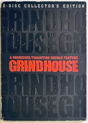 Grindhouse (DVD 2010) 2-Disc Collector’s Edition w/ RARE Slipcover Tarantino OOP