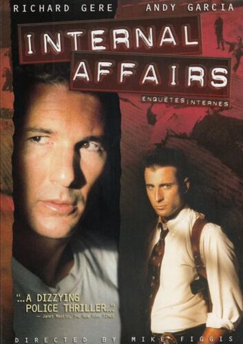 Internal Affairs (DVD, 1990) Thriller/Crime Richard Gere En/Fr Widescreen *WM2