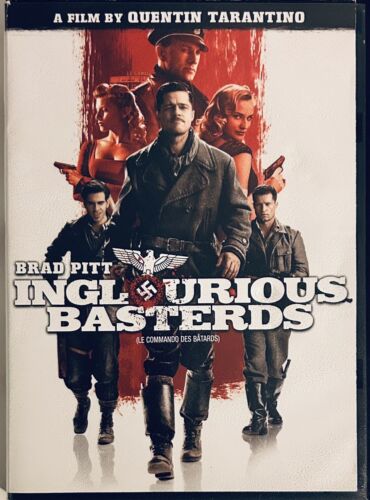 Inglourious Basterds (DVD, 2009) Brad Pitt Quentin Tarantino War En/Fr/Sp *GR1