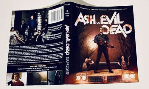 Ash vs Evil Dead (DVD) w/ Insert 2-Disc Set Season One STARZ Bruce Campbell *A11