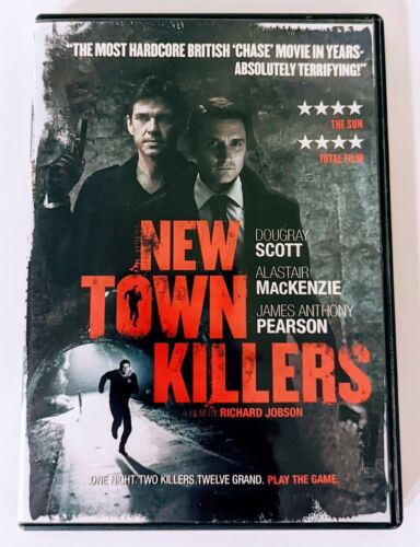 New Town Killers (DVD, 2010) w/ Insert Cult Crime Thriller Region 1 RARE OOP