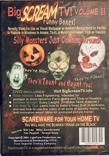 Big Scream TV Volume II Funny Bones Freaky Party Illusions (DVD) Brand NEW