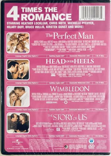 Romantic Comedy Collection, Vol. 2 (DVD, 2011) Perfect Man, Head Over Heals *GR1