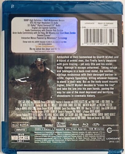 The Devil's Rejects (Blu-ray, 2005) Unrated Horror Rob Zombie OOP NEW*GR1