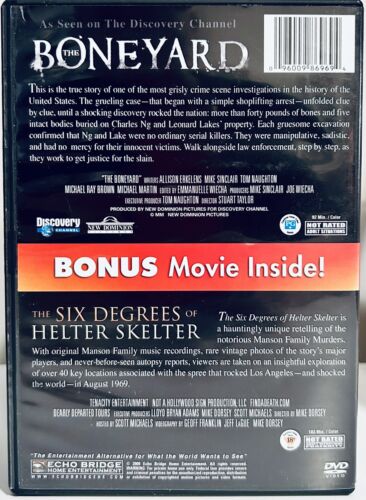 The Boneyard/The Six Degrees of Helter Skelter (DVD, 2009) Documentary TV*GR1