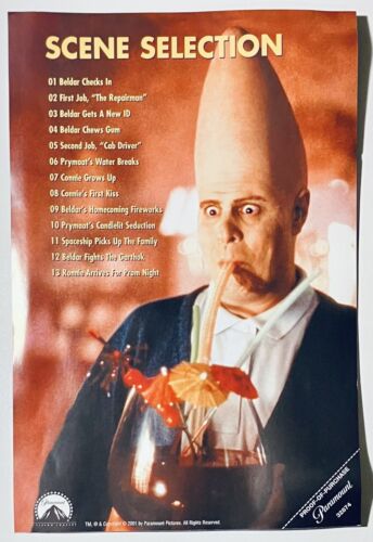 Coneheads DVD 1993 w/ Insert Aykroyd Chris Farley Comedy Bilingual RARE OOP *BD1