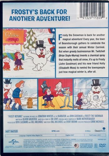 Frosty Returns (DVD, 1992) John Goodman TV Movie Christmas Brand NEW *GR1