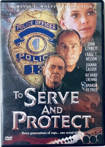 To Serve And Protect (DVD 2003) w/ Insert Craig T. Nelson Full Screen RARE *RG3