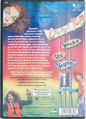 Carrot Top Rocks Las Vegas (DVD, 2003) Comedy Special OOP Brand NEW*GR3