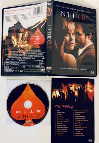 In the Cut (DVD, 2004) w/ Insert R-Rated Version Bilingual Thriller *GR3