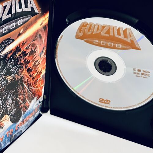 Godzilla 2000 (DVD, 1999) w/ Insert Sci-fi/Horror Toho TriStar Kaiju *GR1