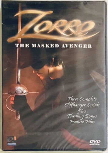 Zorro The Masked Avenger DVD, 2008) 3-Disc Set Mill Creek Brand NEW *GR1