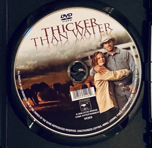 Thicker Than Water (DVD, 2006) Hallmark Echo Bridge Melissa Gilbert *GR1