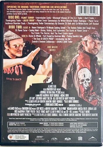 Grindhouse (DVD 2010) 2-Disc Collector’s Edition w/ RARE Slipcover Tarantino OOP