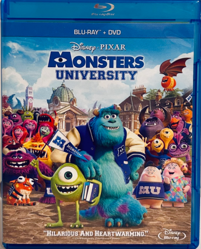 Monsters University (Blu-ray/DVD 2013) 3-Discs Disney Animation/Comedy En/Fr/Sp