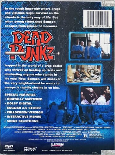 Dead Punkz (DVD, 1999) Action Crime Full Screen RARE OOP *RG3