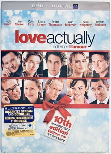 Love Actually (DVD 2013) Bilingual 10th Anniversary 2003 w/ Slipcover NEW *GR3