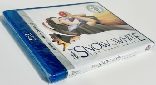 Snow White and the Seven Dwarfs (Blu-ray/DVD, 1937) 2-Disc Set Disney NEW*GR1