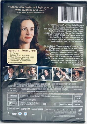 Mona Lisa Smile (DVD 2003) Romance/Comedy HMV Julia Roberts Brand New*GR1