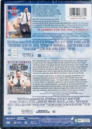 Paul Blart: Mall Cop/Paul Blart: Mall Cop 2 (DVD) Double Feature Comedy NEW*GR1