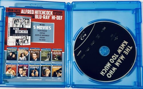 The Man Who Knew Too Much (Blu-ray) w/ Insert James Stewart Bilingual *GR3