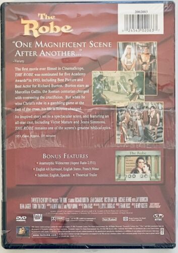 The Robe (DVD, 2001) 20th Century Fox Richard Burton OOP BRAND NEW *GR3