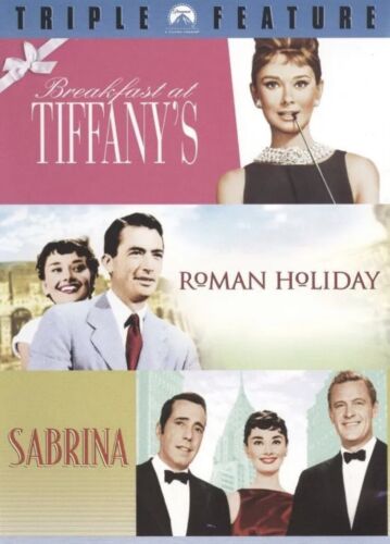 Breakfast At Tiffany’s, Roman Holiday, Sabrina (DVD, 2007) w/ Slipcover *D23 Default Title