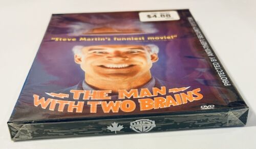 The Man With Two Brains (DVD 1983) Steve Martin Sci-Fi Comedy Snapcase Brand NEW