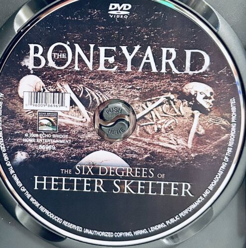 The Boneyard/The Six Degrees of Helter Skelter (DVD, 2009) Documentary TV*GR1