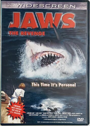 Jaws- The Revenge (DVD, 1999) w/ Insert Horror GoodTimes 1987 En/Fr/Sp*GR1