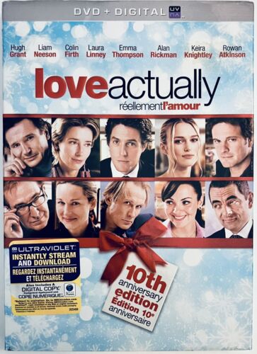 Love Actually (DVD 2013) Bilingual 10th Anniversary 2003 w/ Slipcover NEW *GR3