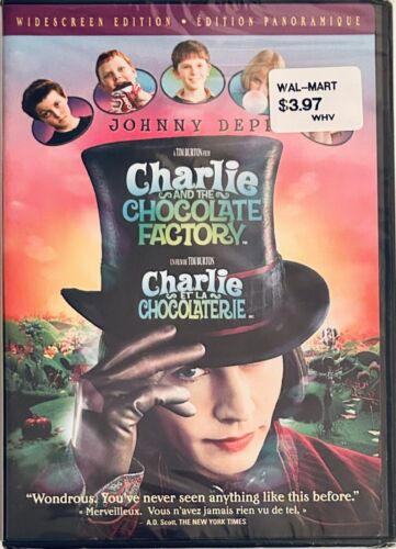 Charlie and the Chocolate Factory (DVD, 2005) Johnny Depp Fantasy/Comedy*WM1