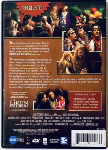 Daniel and the Lions (DVD) Mormon A Musical for the Whole Family Bible *RG3