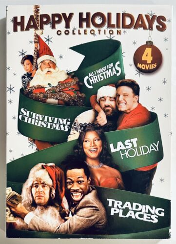 Happy Holidays Collection (DVD, 2011) w/ Slipcover Christmas/Comedy 4-Disc Set