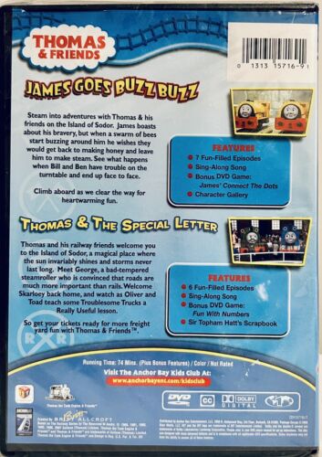 Thomas and Friends James Goes Buzz Buzz / Thomas & the Special Letter NEW *GR1