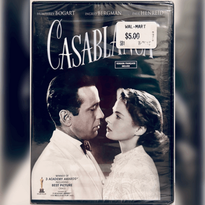 Casablanca (DVD, 1942) Romance/War Humphrey Bogart, Ingrid Bergman En/Fr/Sp NEW