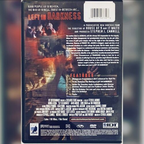 Left in Darkness (DVD 2006) Anchor Bay Horror Monica Keena RARE OOP*GR1