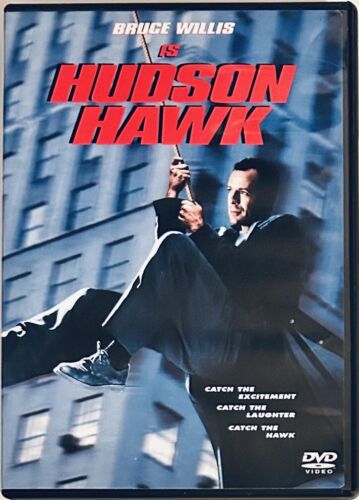 Hudson Hawk (DVD, 1991) w/ Insert Comedy/Action Bruce Willis TriStar *WM1