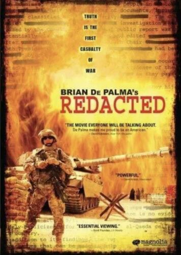 Brian De Palma's REDACTED (2007) Patrick Carroll Full Frame Region 1 *D23