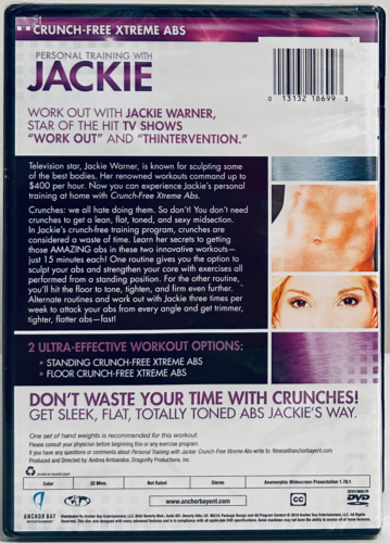 Personal Training with Jackie: Crunch-Free Xtreme Abs (DVD, 2010) Fitness NEW